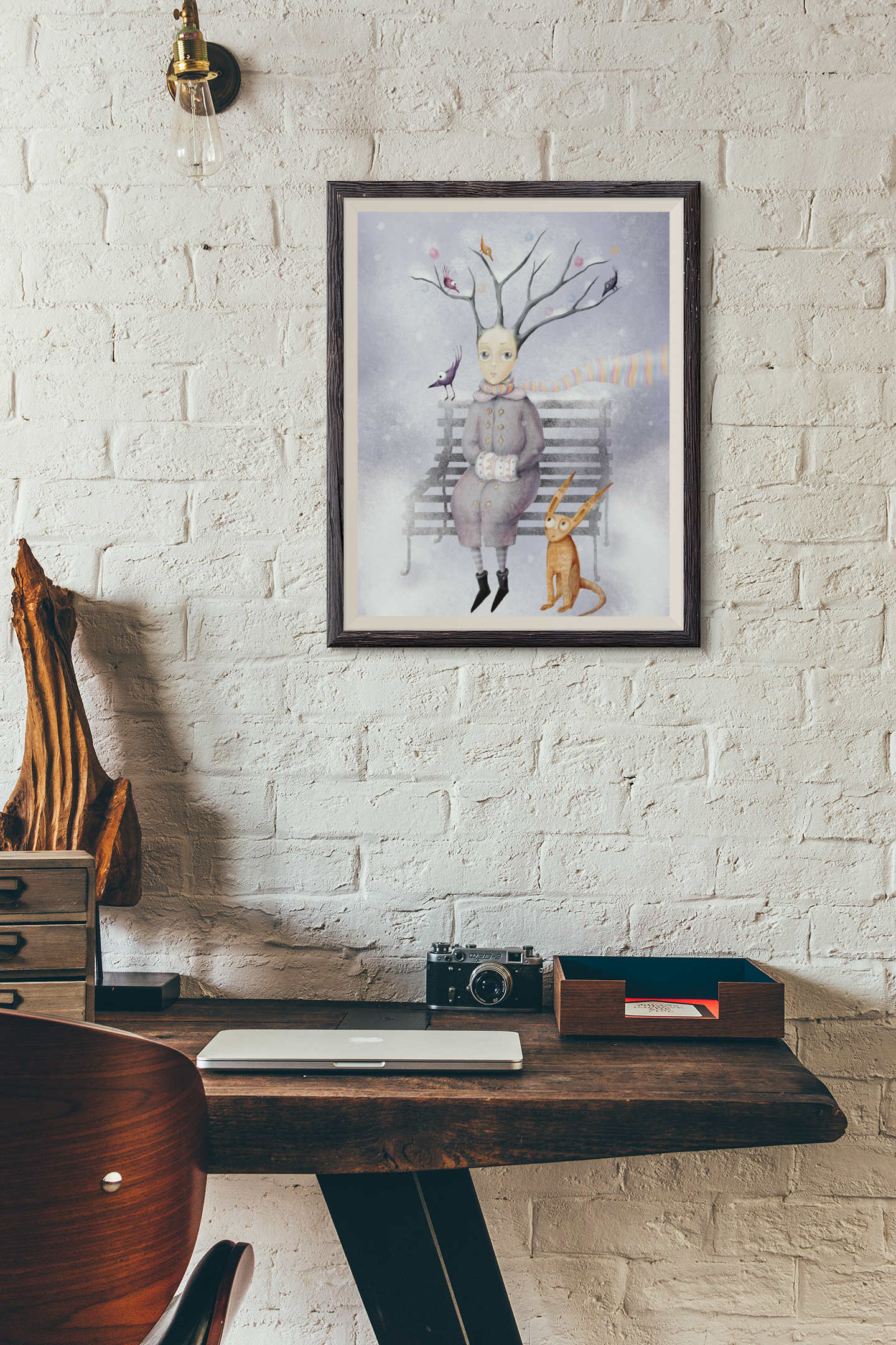 Snow Dreams - Christmas Archival Print
