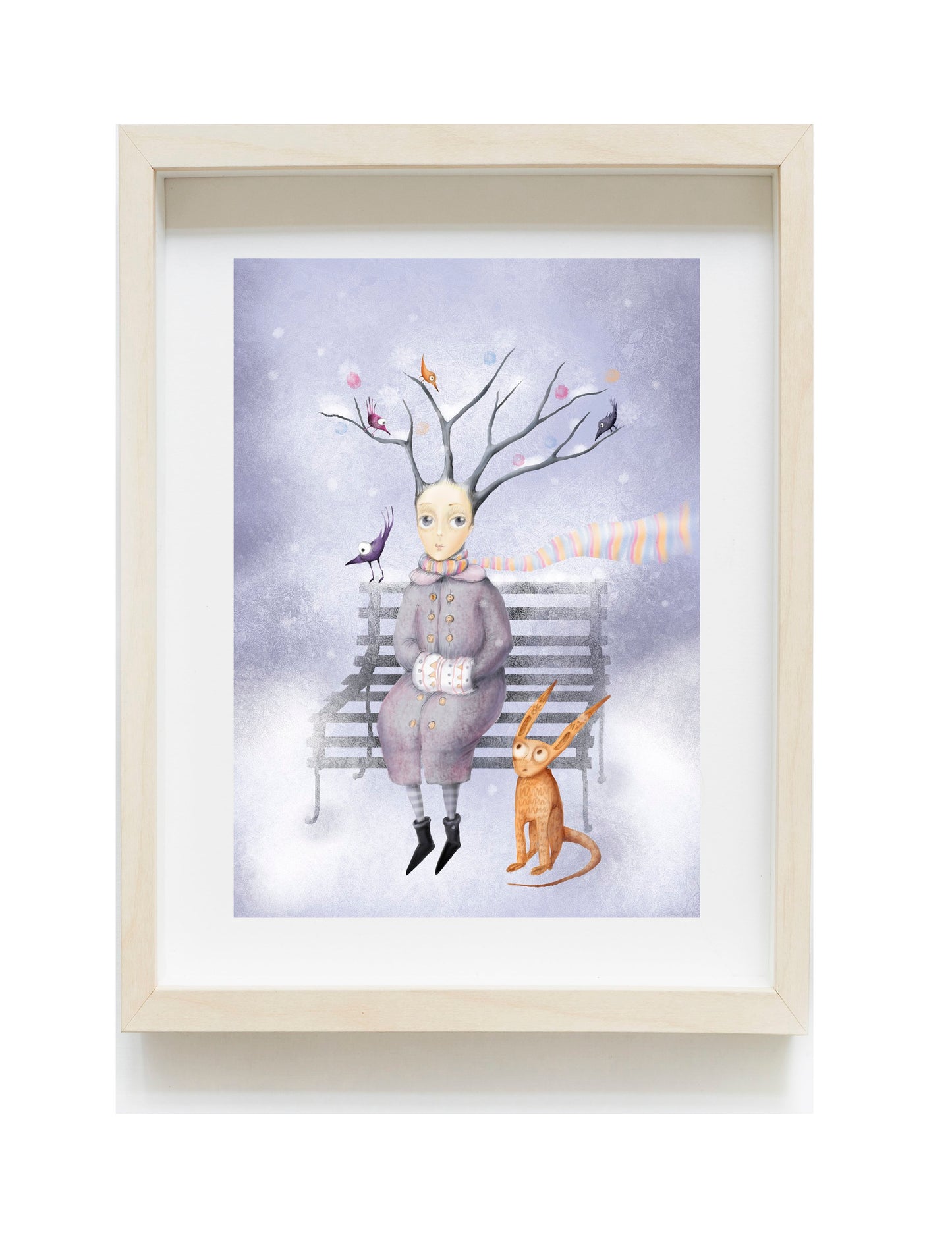 Snow Dreams - Christmas Archival Print