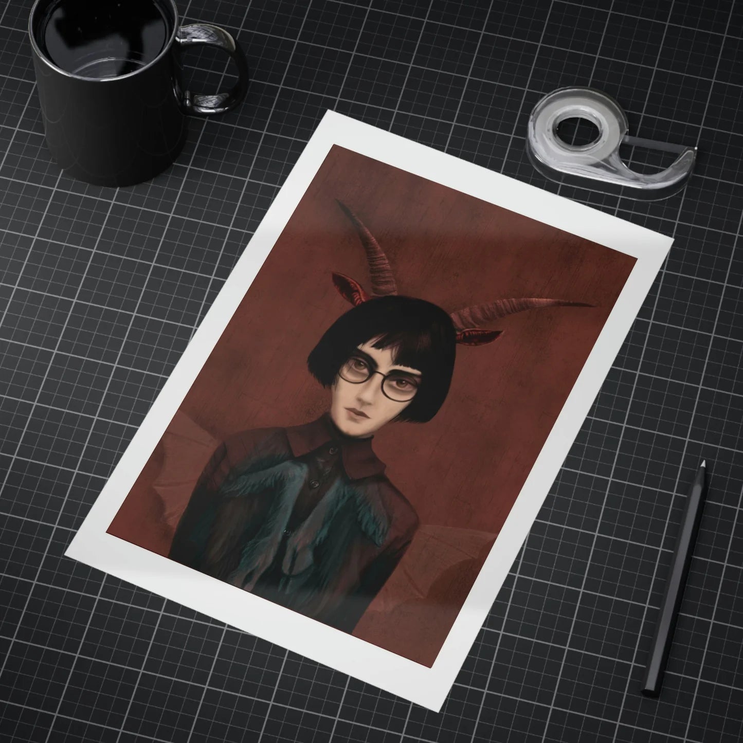 Capricorn - Zodiac Archival Print