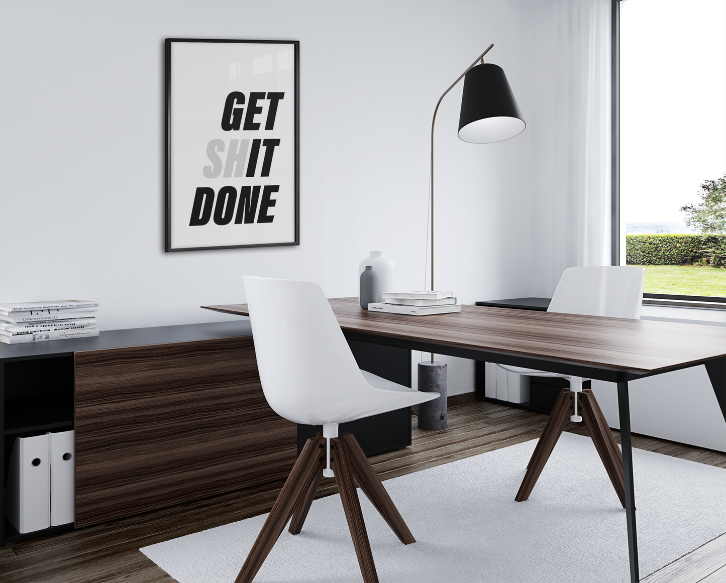 Get It Done - Motivational Poster Print – Gift, Typography, Quote