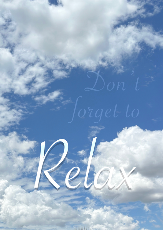Relax – Sky Print
