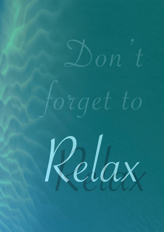 Relax – Waves Print
