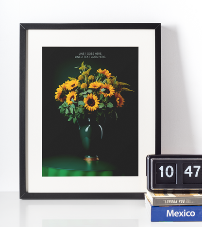 Sunflowers – Flower Print + Plant a Tree (wall art & decor)